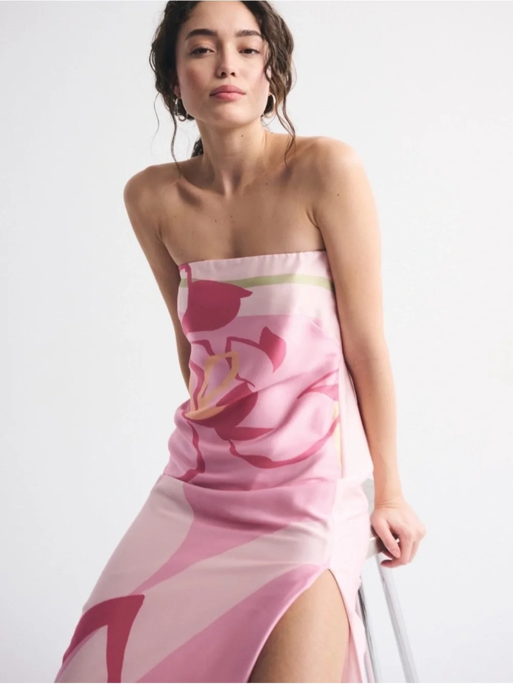Strapless Slip Maxi Dress